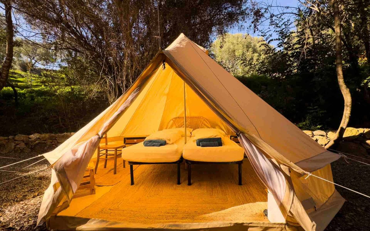 Bioloco | Tenda 3, 4 e 5 - le tende piú piccole nell'uliveto
